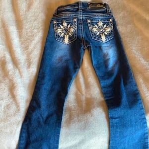 Size 8 Cedar Rose girl jeans GUC